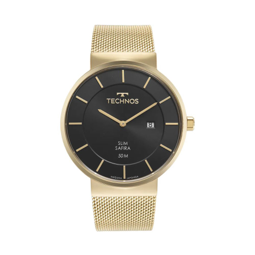 Relógio Technos Masculino Slim Dourado GM15AO 1P Submarino