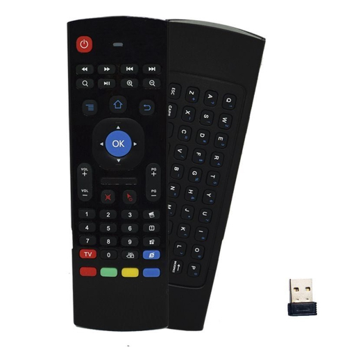 Controle Air Mouse Teclado Smart Tv Pc Mx 3 Sensor Movimento No Shoptime