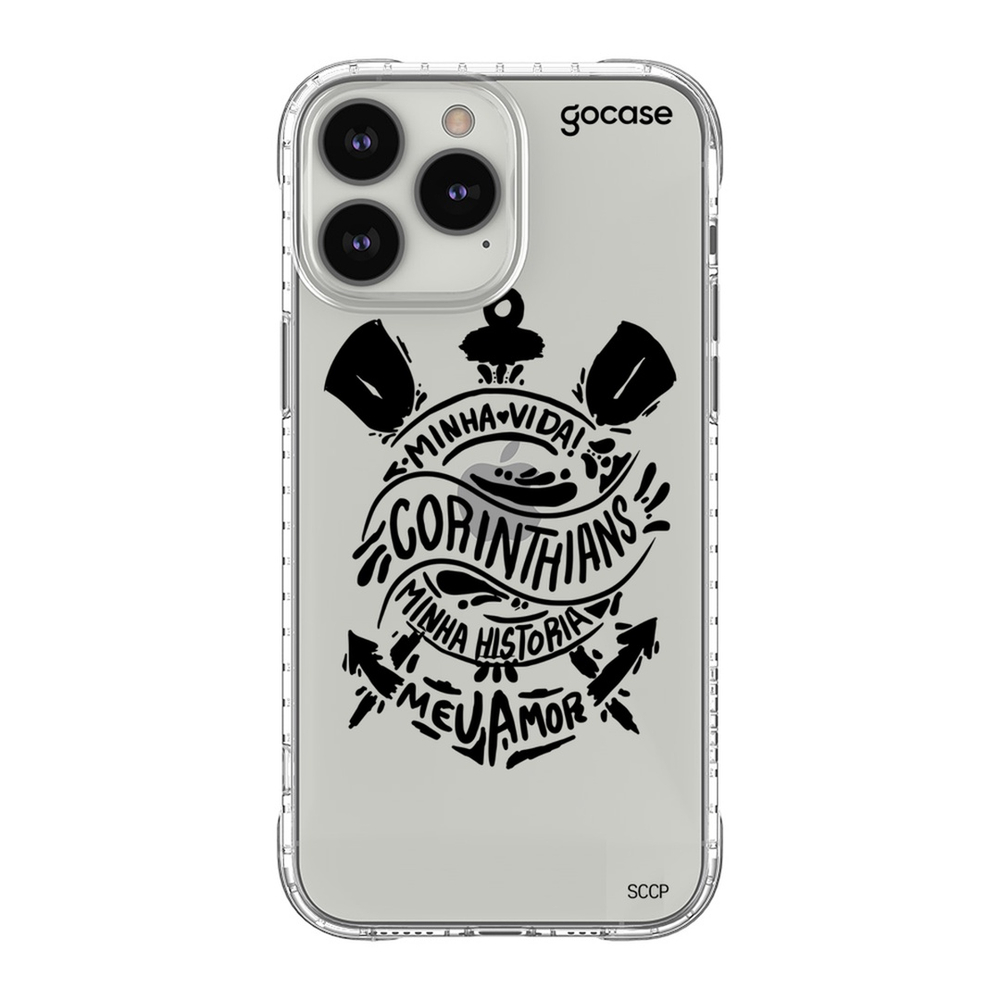 Capa Capinha Gocase P Todos IPhone 13 Corinthians Minha Vida No Shoptime