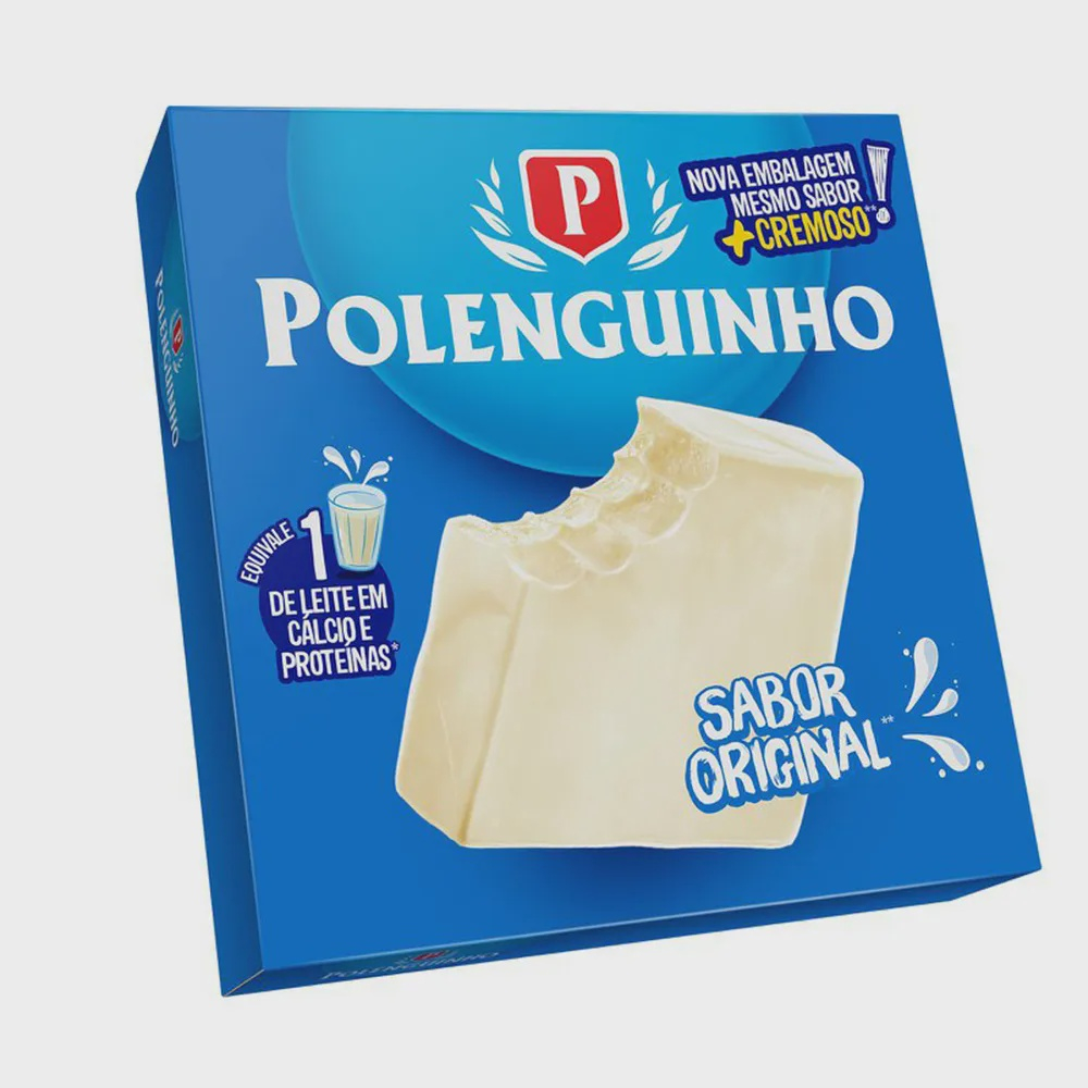 Queijo Polenguinho Tradicional 4 Unidades De 17g Cada No Shoptime