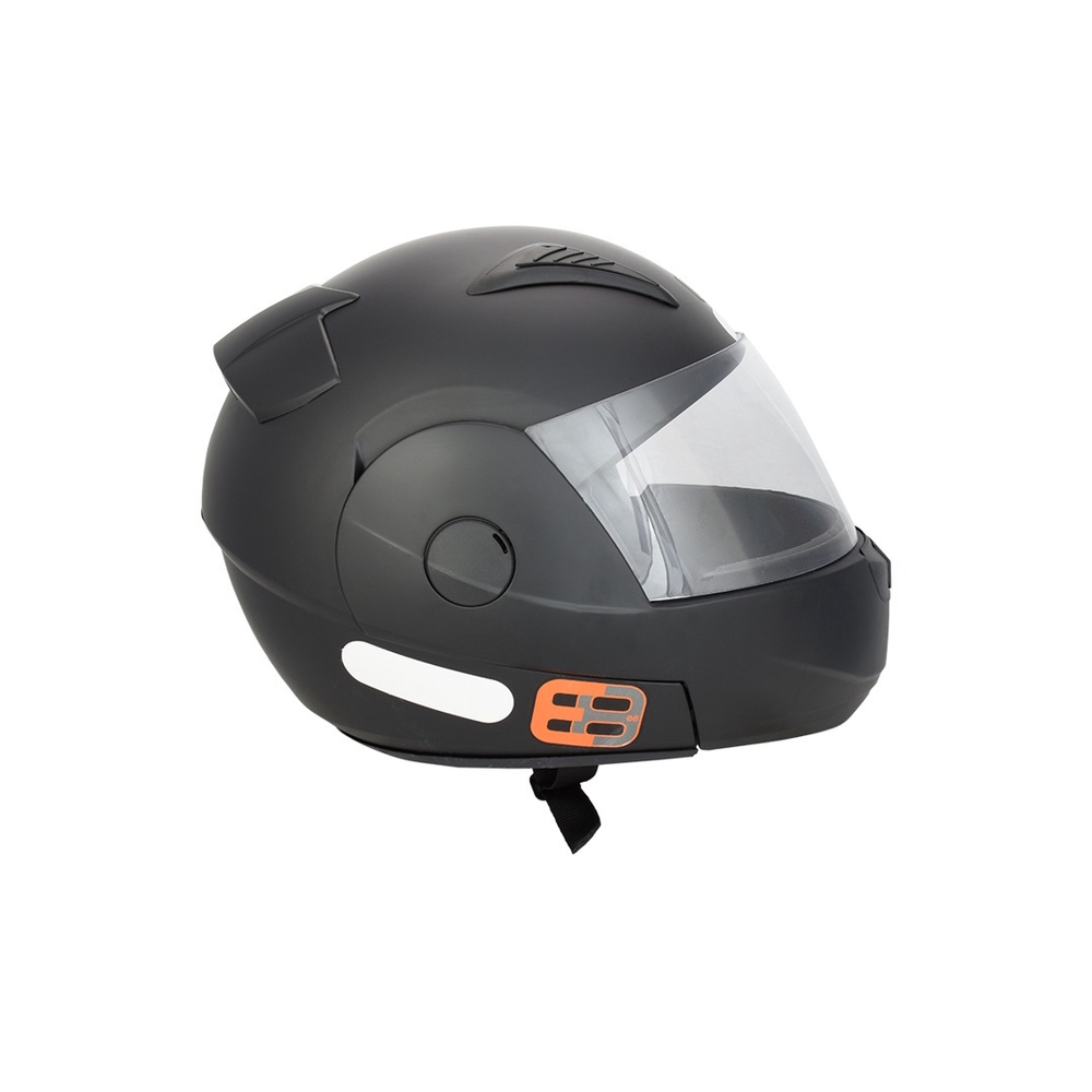 Capacete articulado robocop escamoteavel fosco ebf E8 solid em Promoção