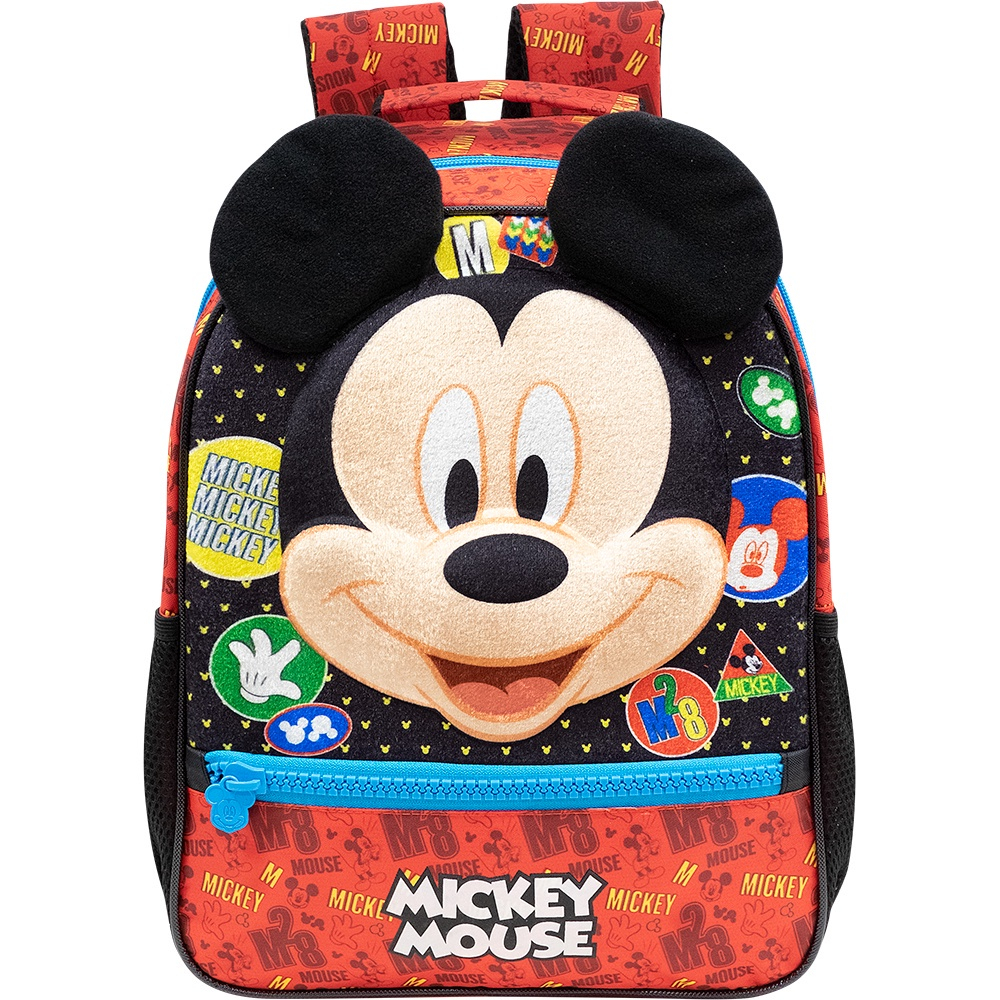 Mochila Escolar De Costas Mickey Mouse Disney Alto Relevo Submarino