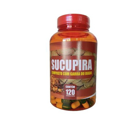 Sucupira Composta Garra Do Diabo 500mg 120 Cápsulas Natuviva em