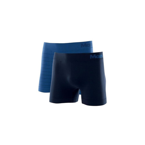 Kit Cueca Boxer Microfibra Mash Azul Azul Em Promo O Na