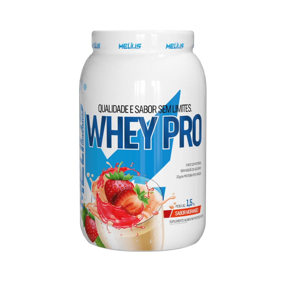 Whey Pro Morango Pote 1 5 Kg No Shoptime