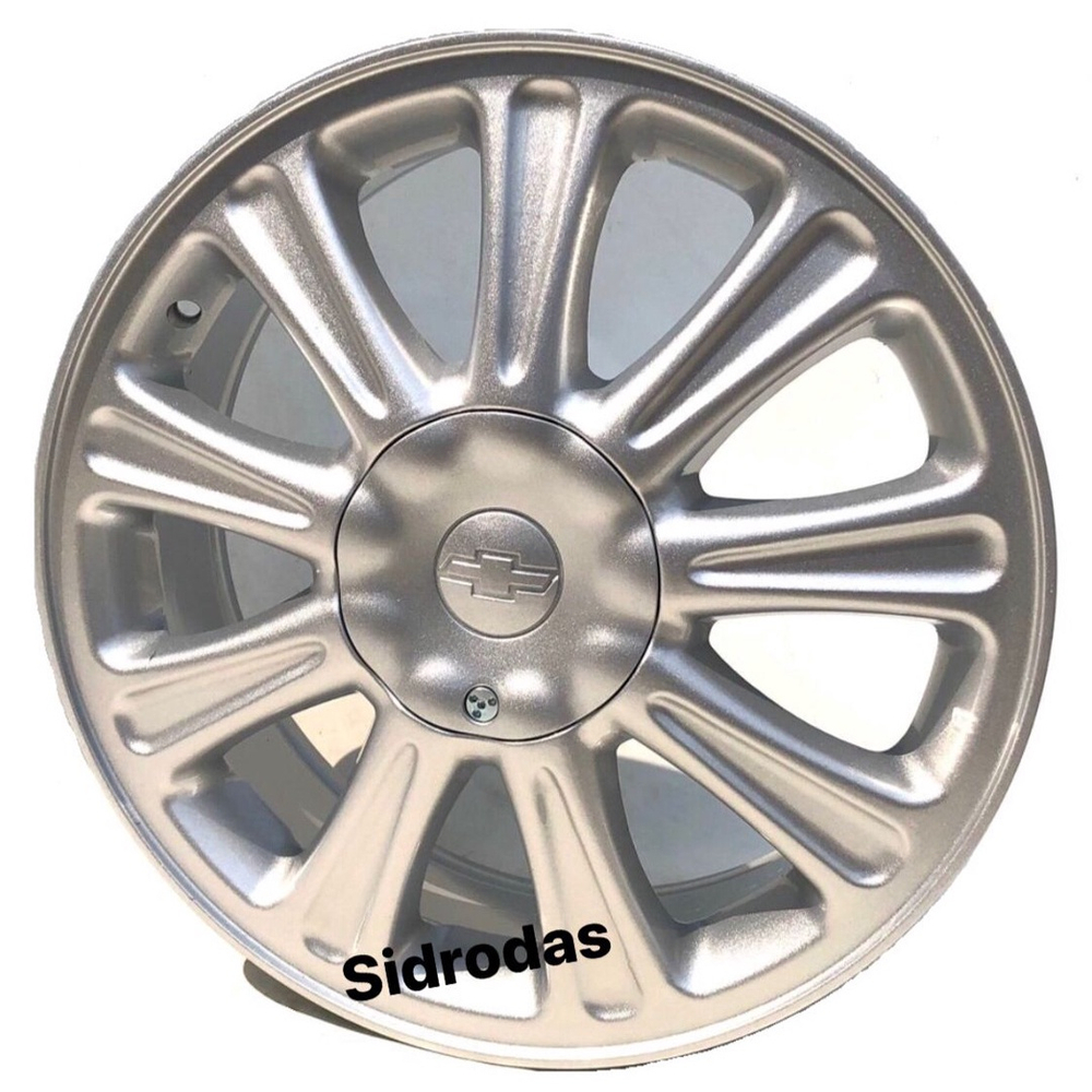 Kit 4 Rodas Aro 17x6 Gm Vectra Cd 4x100 Prata Submarino