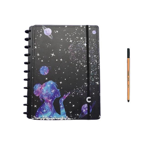 Caderno Poeira Das Estrelas Grande Caderno Inteligente Em Promo O Na