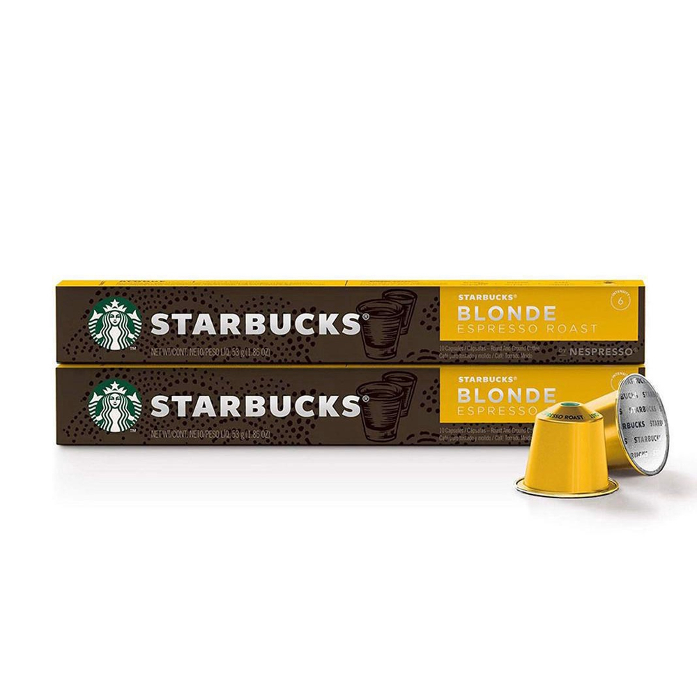 Kit 10X Cápsulas Nespresso Starbucks Blonde Espresso Roast no Shoptime