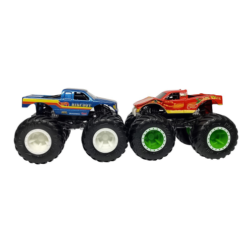 Carrinhos Hot Wheels Monster Trucks Demolition Doubles Bigfoot Vs