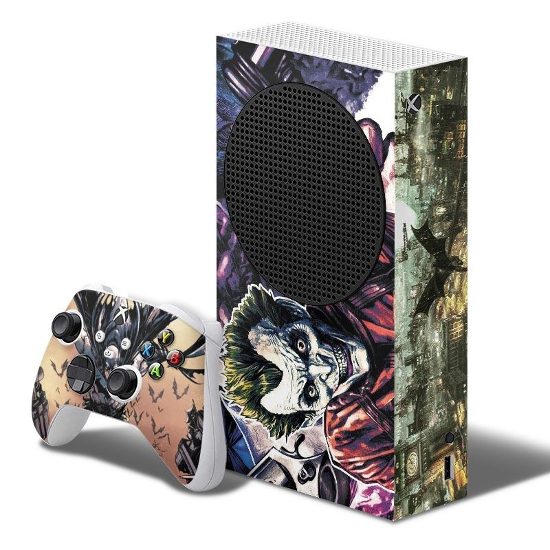 Adesivo Skin Xbox Series S E Dois Controles Batman Coringa 2 Submarino