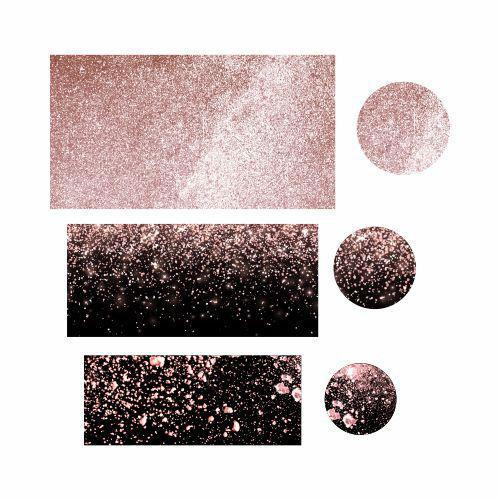 Kit Painel Redondo Capas De Cilindro Glitter Rose Gold Em Promo O Na