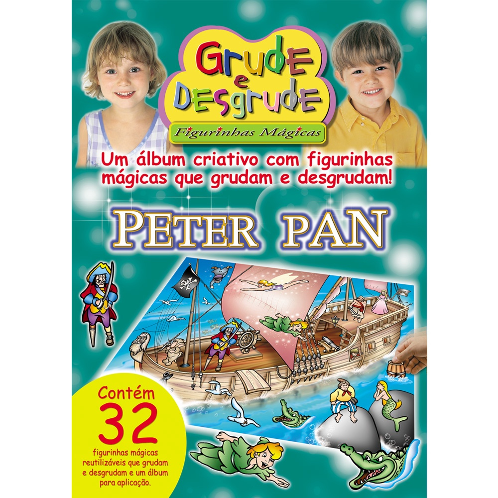 Lbum De Figurinhas Grude E Desgrude Peter Pan Cen Rio M Dio No