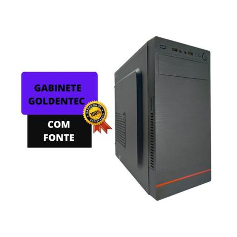 Gabinete goldentec c fonte GTM11 em Promoção Ofertas na Americanas