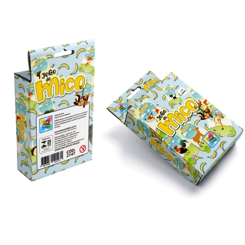 Jogo Do Micro 33 Cartas Interativas Big Boy Kit 2 Unidades No