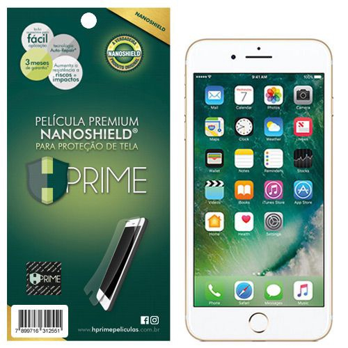 Película Premium Nanoshield Hprime Apple Iphone 7 Plus em Promoção