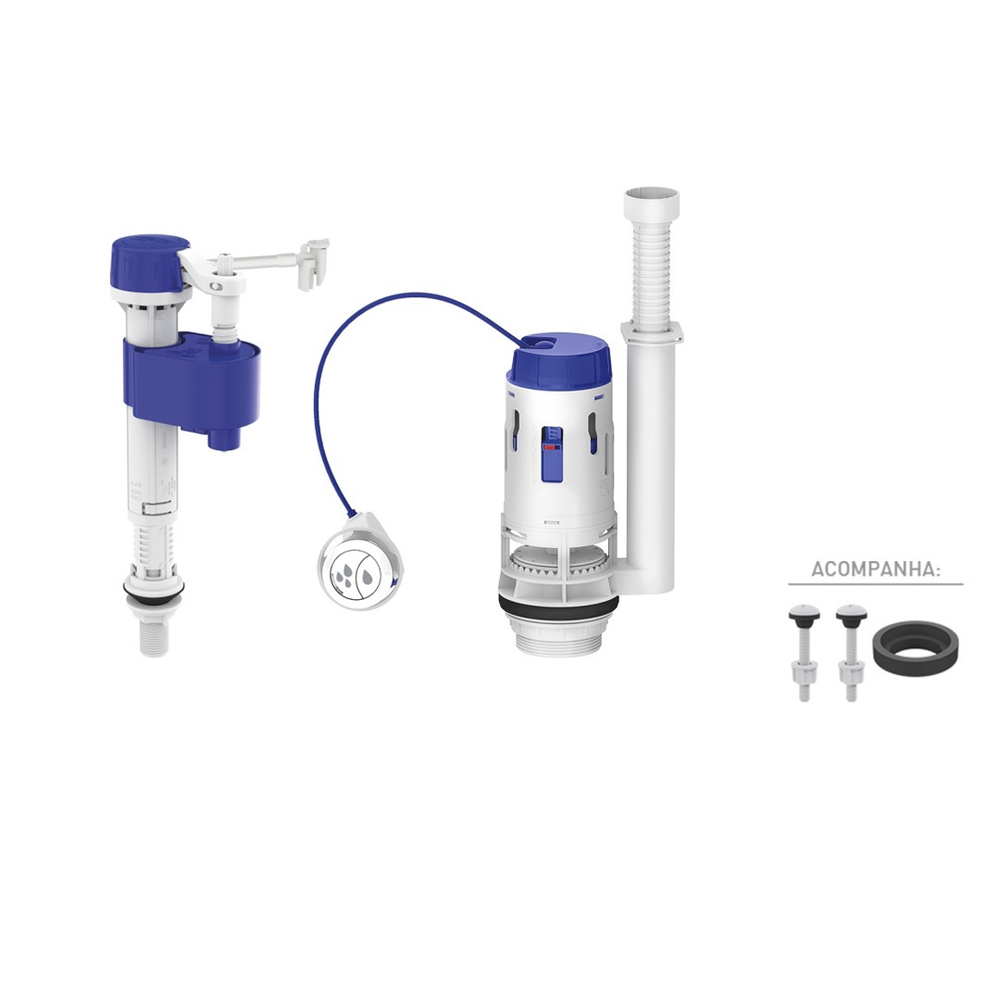 Kit Economia Para Caixa Acoplada Universal Censi Dual Flush No Shoptime