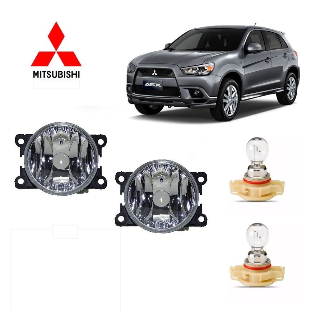 Farol De Neblina Mitsubishi Asx Arteb Lamp H Par No Shoptime