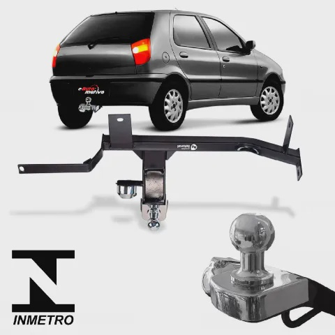 Engate Fiat Palio A Reforcel Reboque Rabicho Protetor Kg