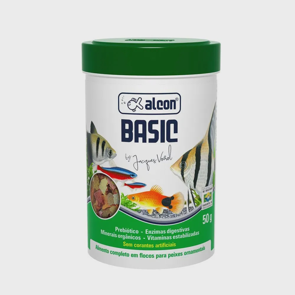 Ra O Flocos Para Peixe De Aquario Alimento Para Peixes Alcon Basic