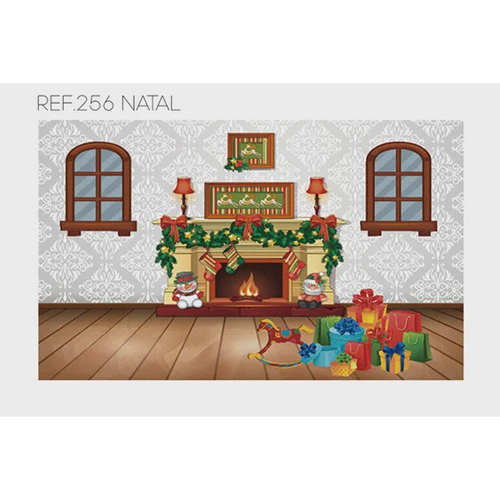 Painel Sublimado Rvore Natal No Shoptime