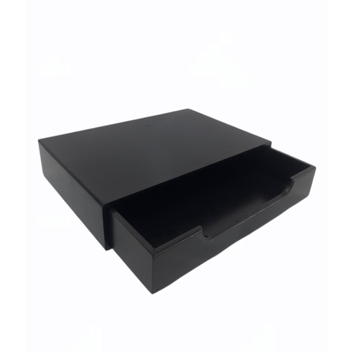 Suporte Para Monitor De Mesa Gaveta Multiuso Preto Em Promo O