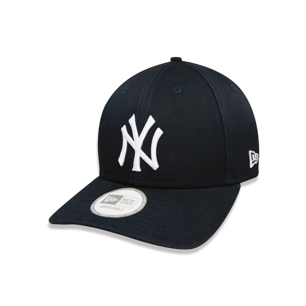 Boné Aba Curva 9Forty mlb New York Yankees Marinho Ajustável Submarino