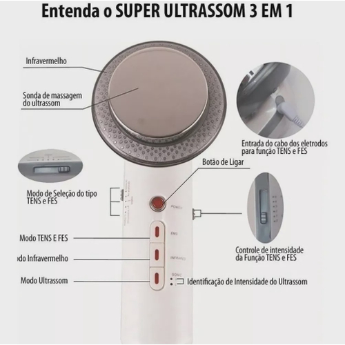 Lipocavita O Em Massageador Ultrassom Est Tico Queima Gordura