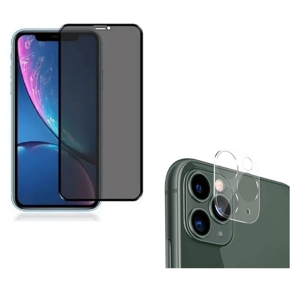 Kit Pelicula Privacidade 3D Pel Câmera p Iphone 13 Pro em Promoção