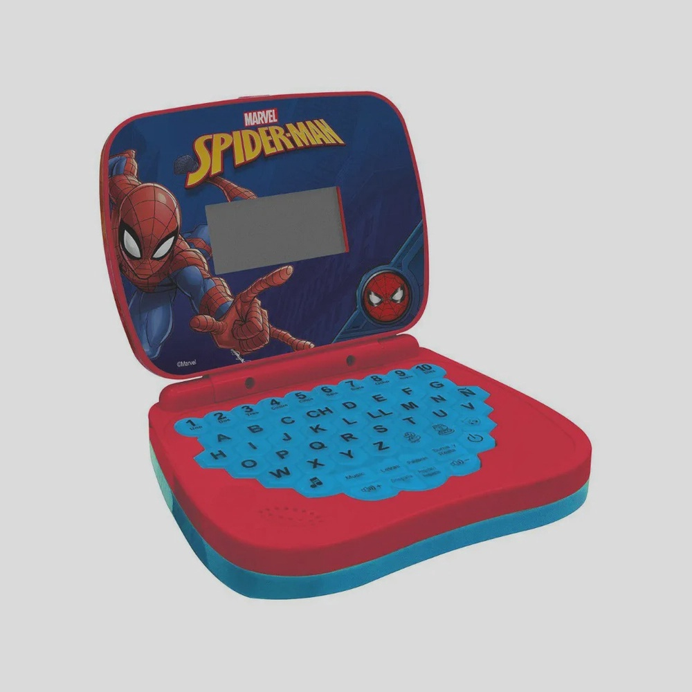 Brinquedo Infantil Laptop Notebook Do Homem Aranha Spider Man Candide