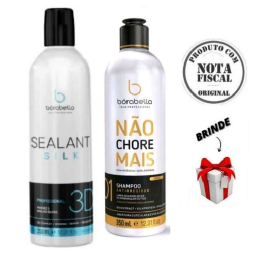 Borabella Selagem 3d Shampoo Anti residuo 2x350ml em Promoção na