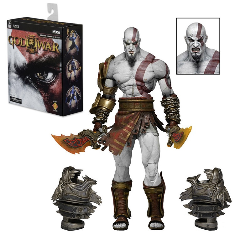 Neca God Of War 3 Ultimate Kratos Kratos Kui Ye Figura Em Caixa De