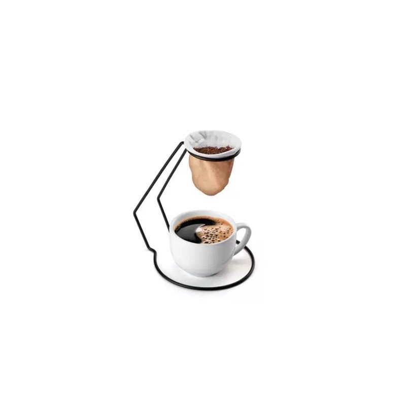 Mini Coador Café Fast Coffee Individual Suporte Black no Shoptime