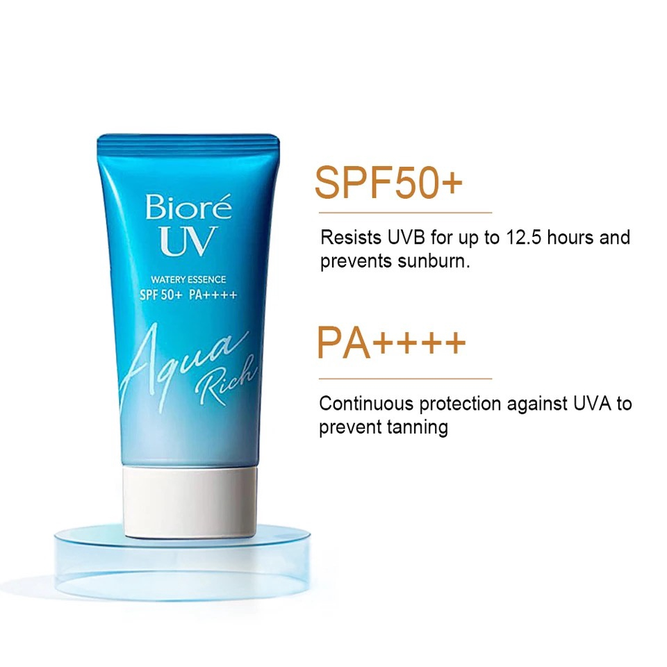 Protetor Solar Bioré Uv Aqua Rich Watery Essence 50g Spf50 no Shoptime