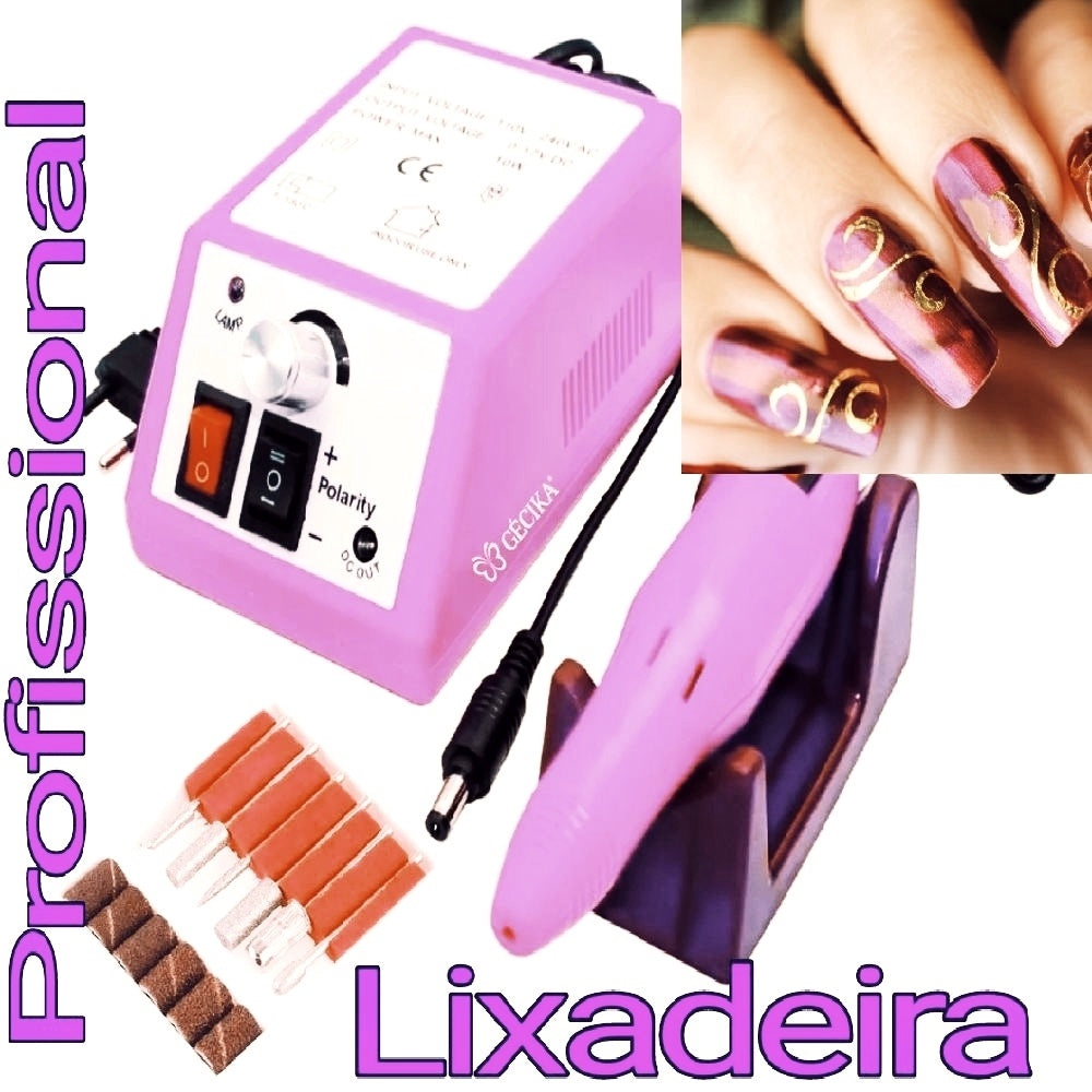 Lixadeira El Trica De Unha Para Manicure E Pedicure Profissional