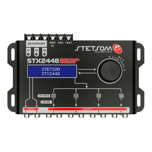 Processador Áudio Stetsom STX2448 Sequenciador Controle Sx em