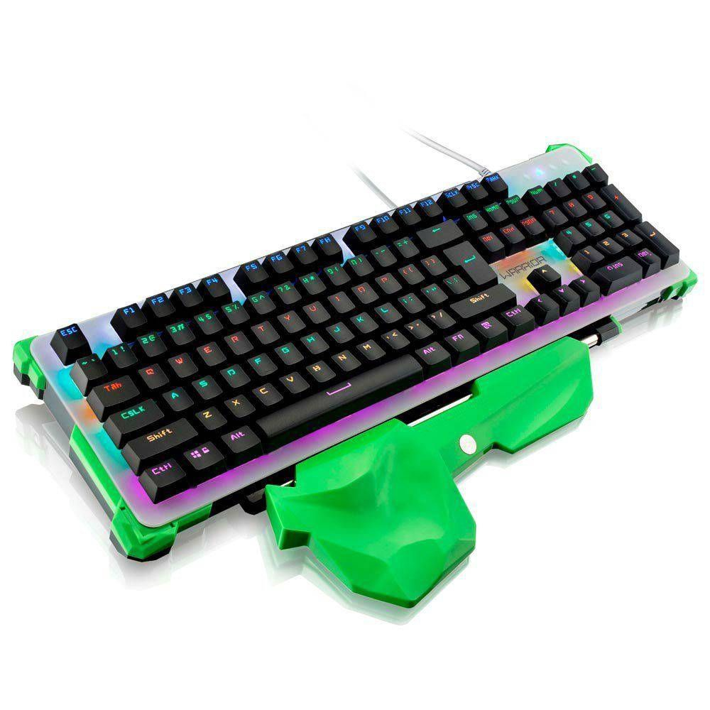 Teclado Mec Nico Gamer Multilaser Warrior Rgb Led Us Tc No Shoptime