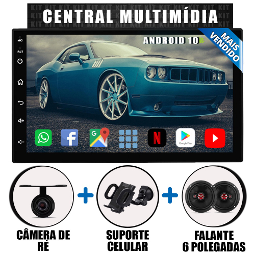 Central Multimidia Gol G5 Android 10 Gps Wi Fi 2 Din Bluetooth 7