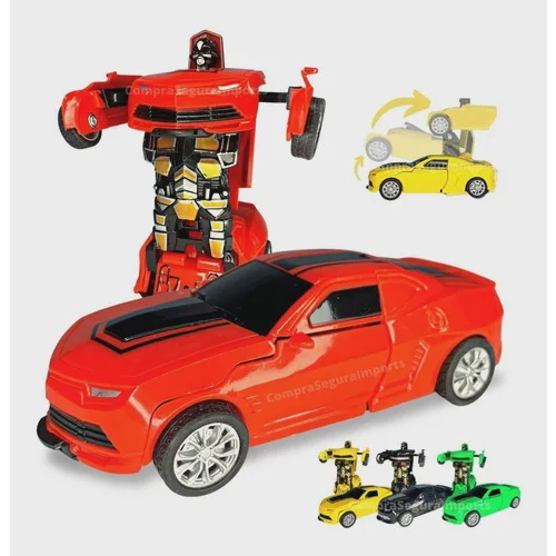 Carro Vira Robo Transformers Fric O Autom Tico Carrinho Em Promo O Na