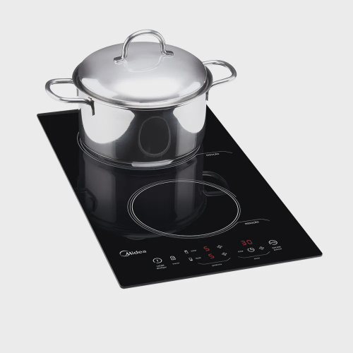 Cooktop De Indu O Midea Bocas Preto Cyad Volts No Shoptime