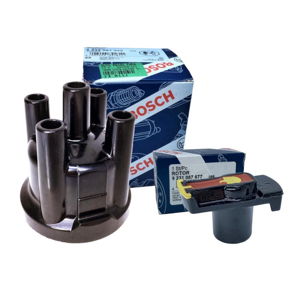 Kit Tampa Distribuidor Rotor Gol Parati Mi 1 0 8 16V Bosch No Shoptime