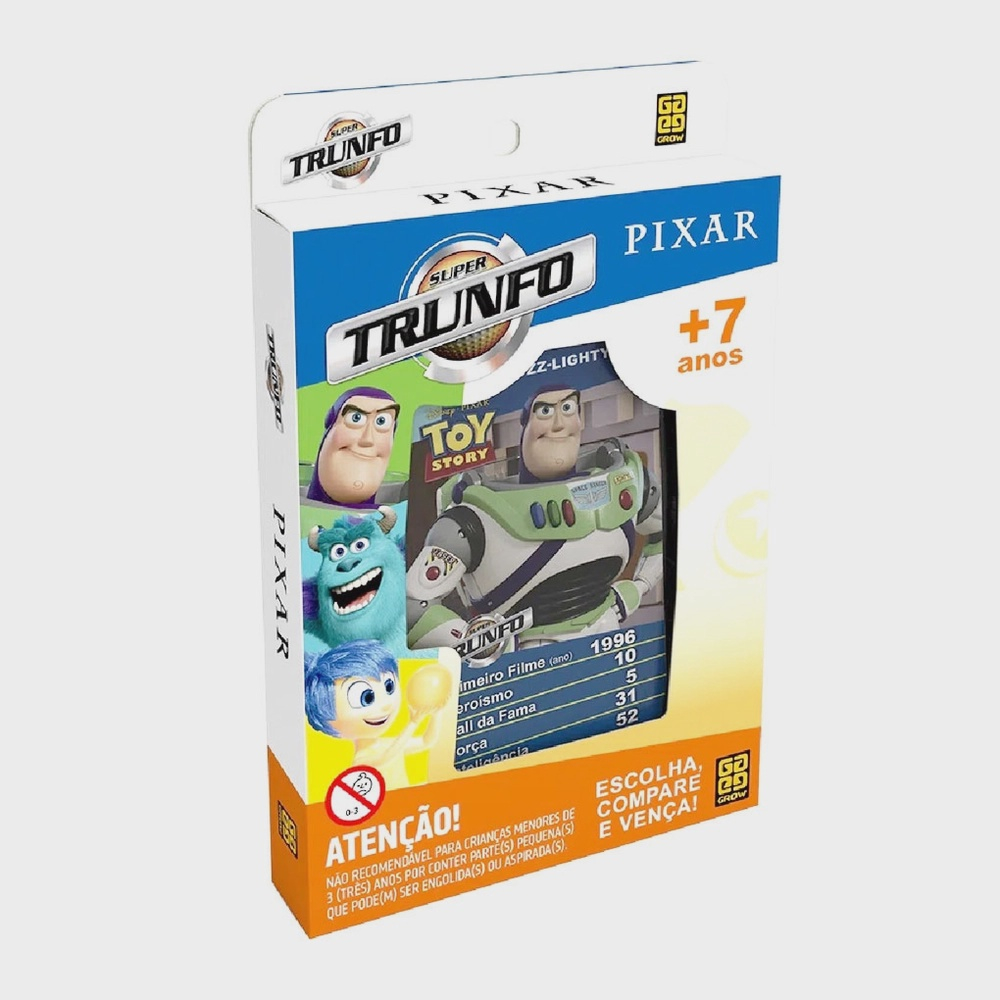 Jogo De Cartas Super Trunfo Pixar Grow Submarino