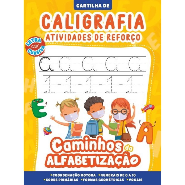 Livro Caminhos Da Alfabetiza O Cartilha De Caligrafia Atividades