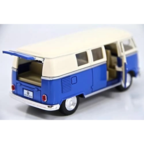 Miniatura Metal Volkswagen Kombi Azul Kt D Em Promo O Na