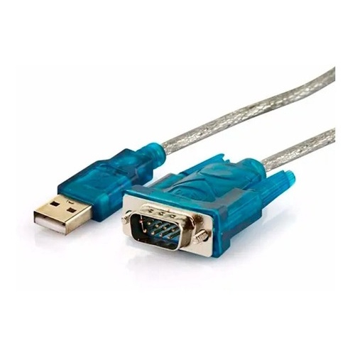 Cabo Conversor Porta Serial Rs Usb Azul Vga Machoxusb Submarino