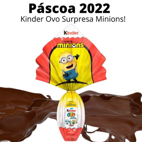 Ovo De P Scoa Kinder Ovo Surpresa Lan Amento Minions No Shoptime