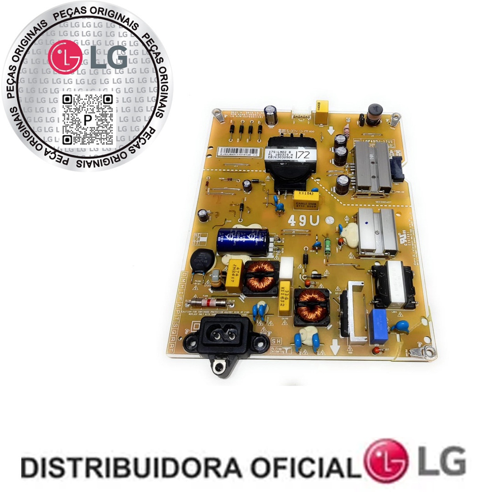 Placa Fonte Tv Lg Eay Modelo Um Psa Original Submarino