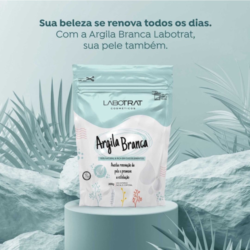 Argila Facial Branca Labotrat Cosméticos 100g no Shoptime