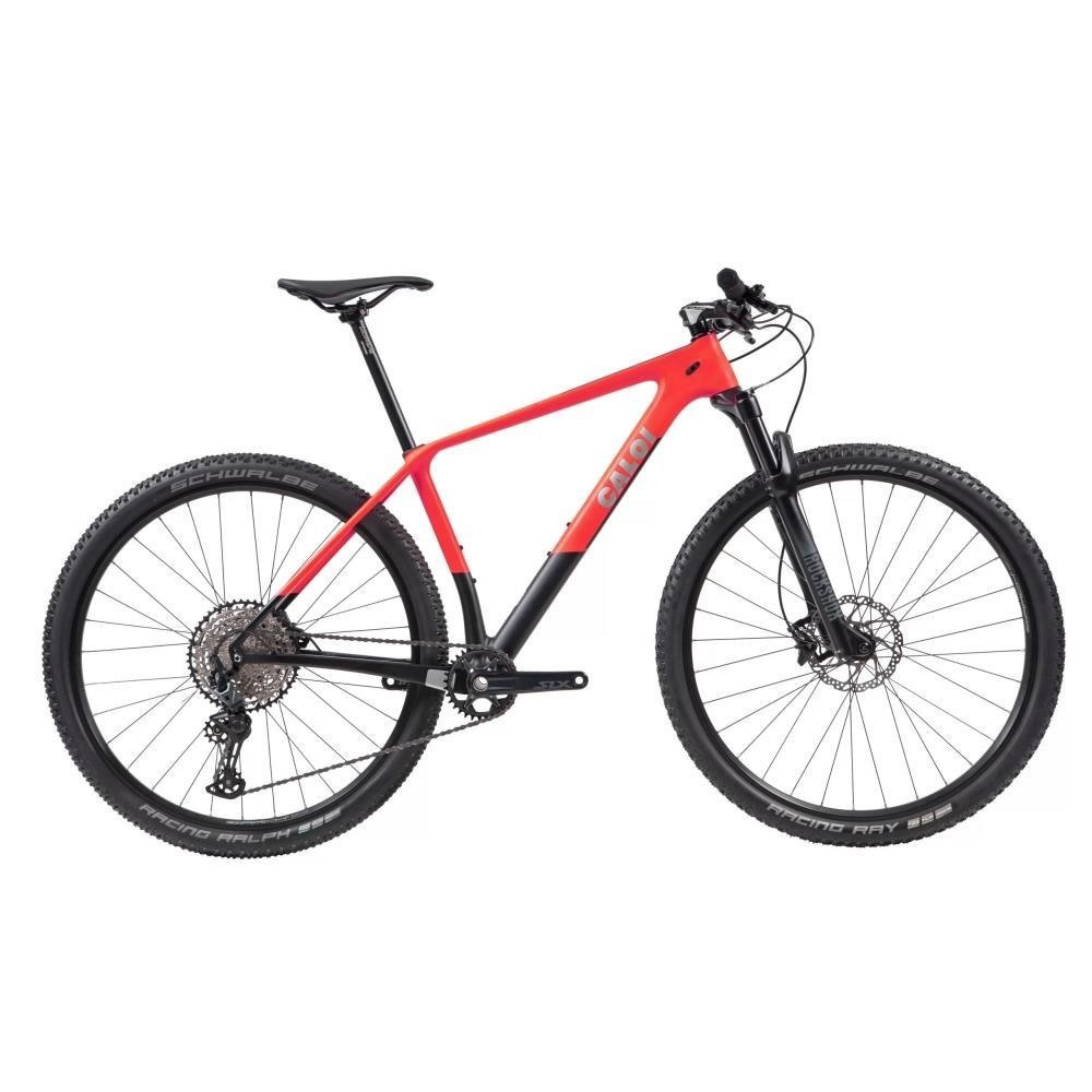 Bicicleta Carbon Sport V Slx Vermelho Preto Carbono Suspens O Ar