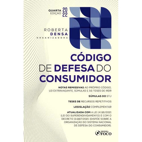 Livro CÓDIGO DE DEFESA DO CONSUMIDOR 4ª ED 2022 no Shoptime