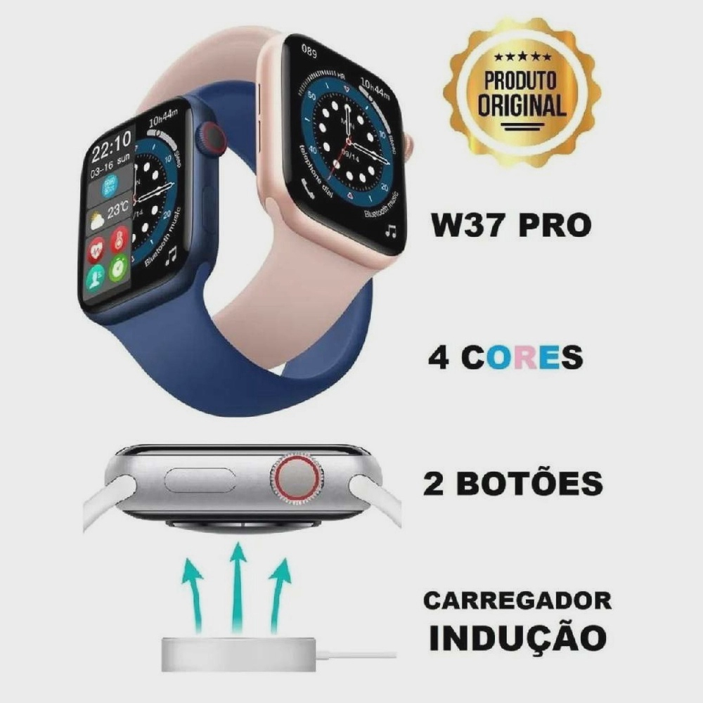 Rel Gio Smartwatch Iwo W Pro S Rie Mm Original Em Promo O